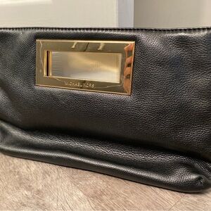 Michael Kors black clutch